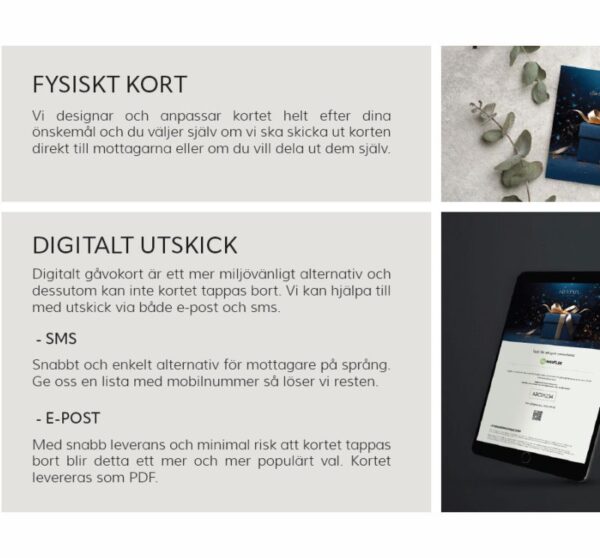 joyful giftcard Diamant 4 fysiskt eller digitalt kort