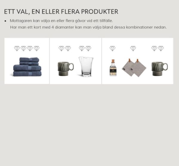 joyful giftcard Diamant 4 välj bland olika produkter