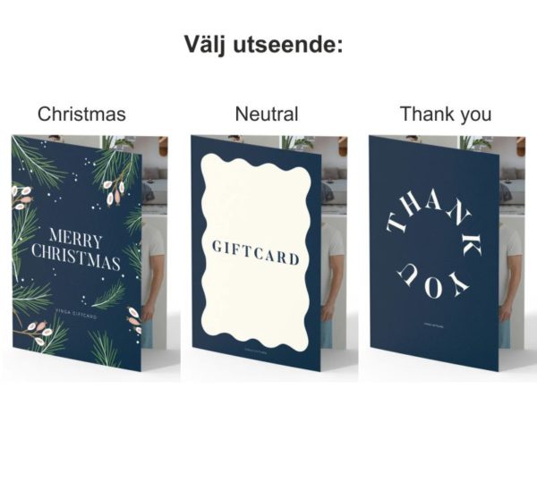 Vinga kort utseende christmas neutral thank you Vinga kort utseende christmas neutral thank you